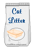 bag of kitty litter