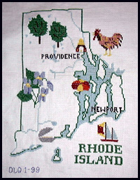 map of Rhode Island